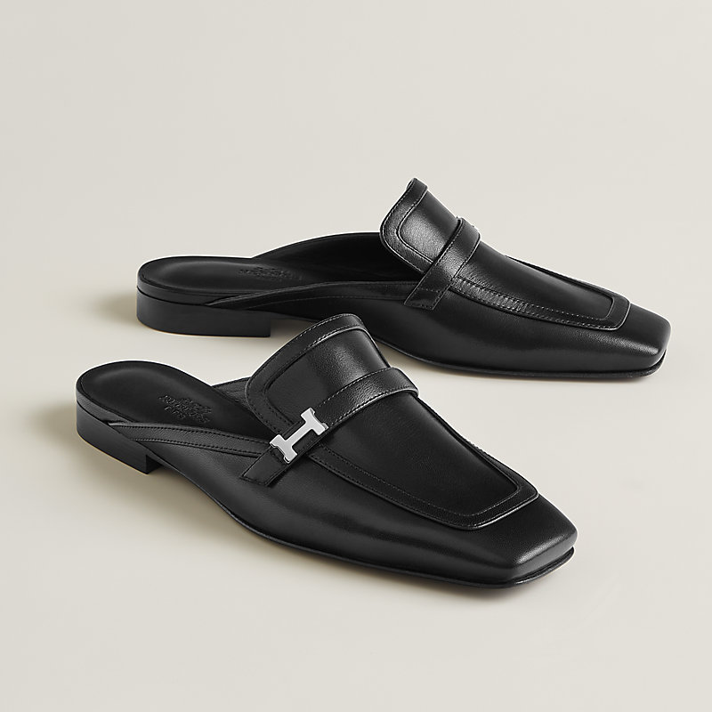 Hermes 2025 mules black